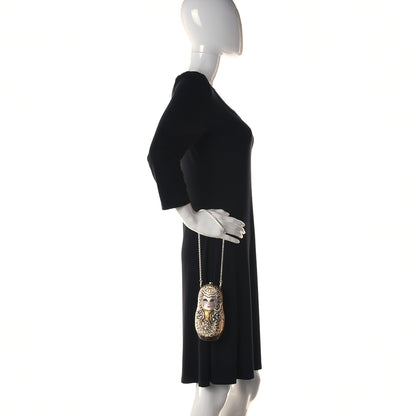Judith Leiber Crystal Nesting Doll Minaudiere Clutch Silver Multicolor 2 of 14