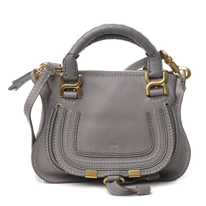 Chloe Calfskin Mini Marcie Satchel Cashmere Grey 1 of 10