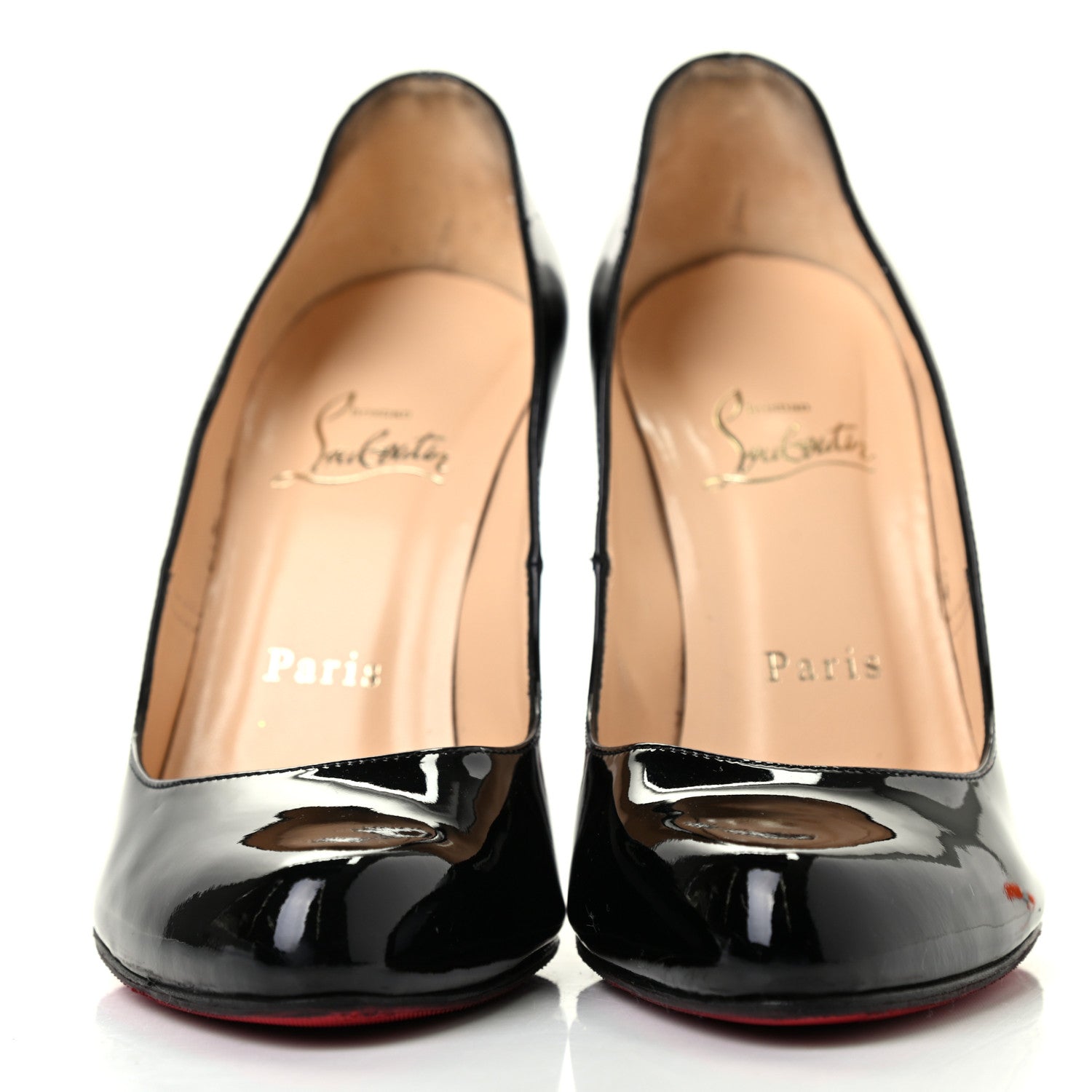 Christian Louboutin Patent Simple 100 Pumps 37 Black 2 of 9