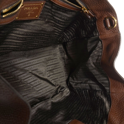 Prada Vitello Daino Tote Bruciato 5 of 12
