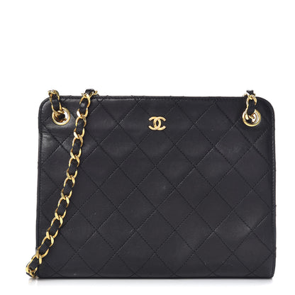Chanel Lambskin Quilted Shoulder Bag Black 1 of 10