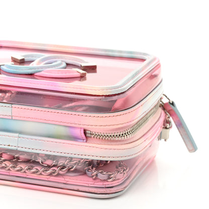 Chanel PVC Patent Calfskin Patent Lambskin Small CC Vanity Case Pink 10 of 10