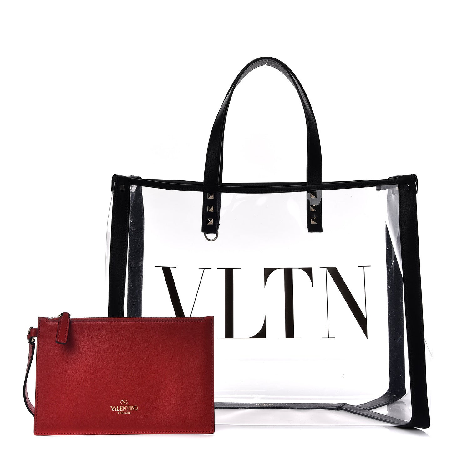 Plexy VLTN Small Shopping Bag Transparent