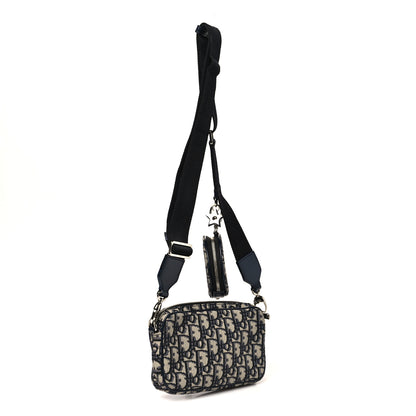 Christian Dior Oblique Calfskin Small Kids' Multifunctional Bag Beige Black 3 of 10