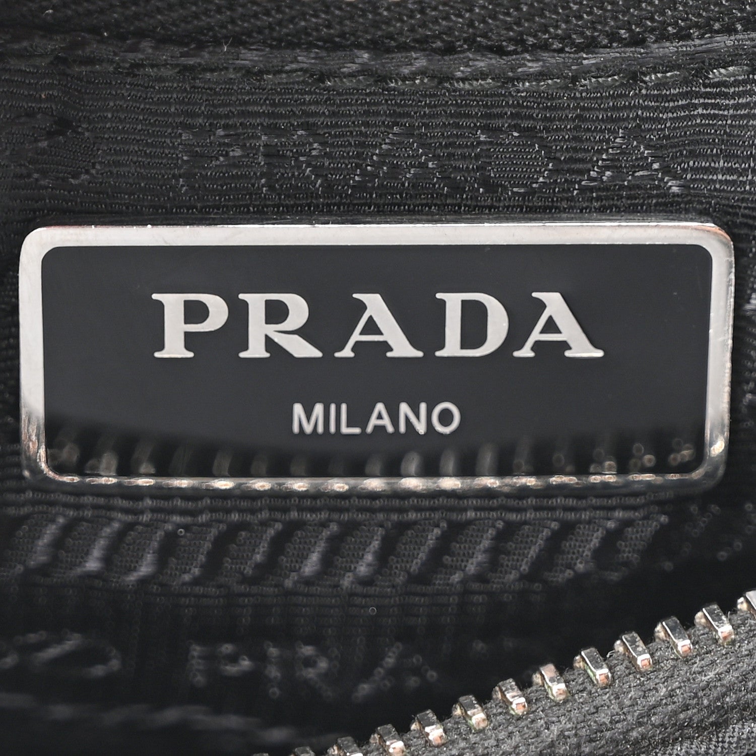 Prada Re-Nylon Triangle Padded Patchwork Shoulder Bag Black 5 of 10