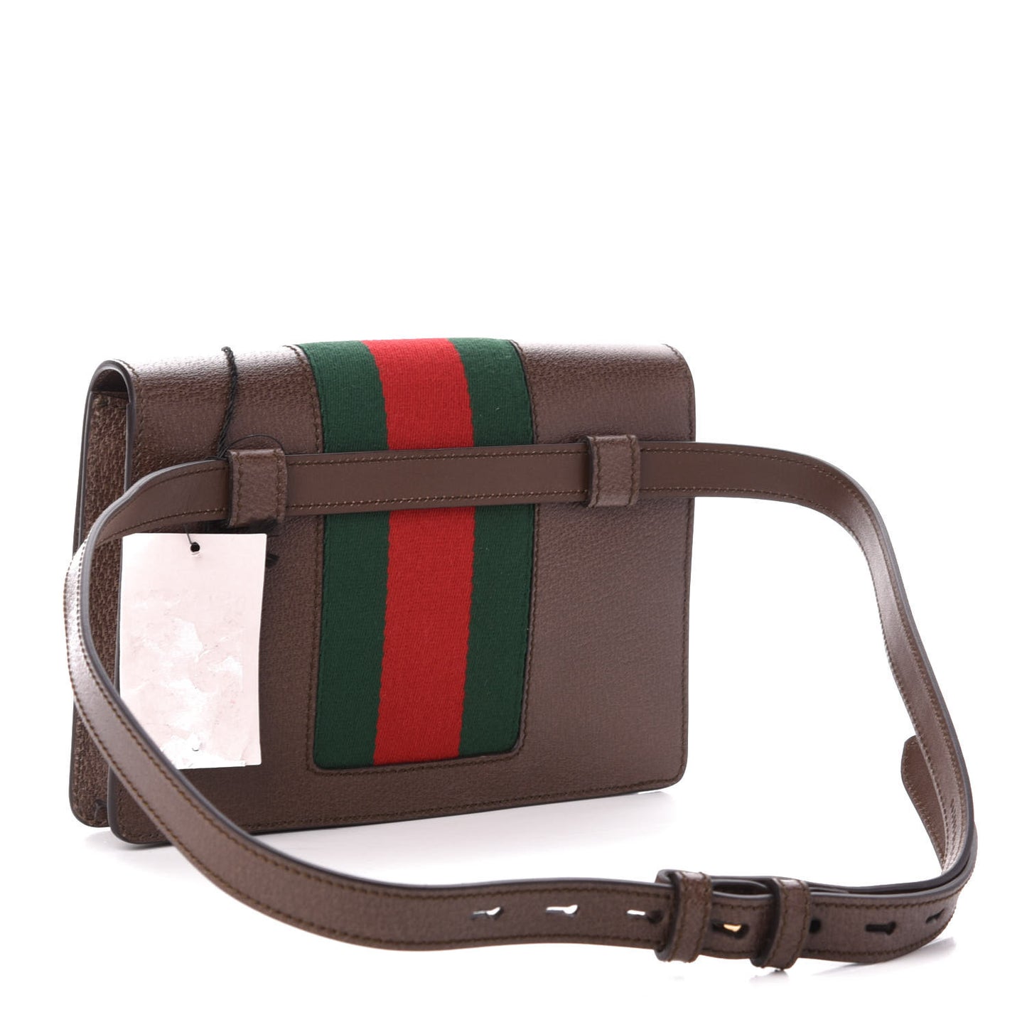Calfskin Embroidered Sylvie Belt Bag 85 34 Brown