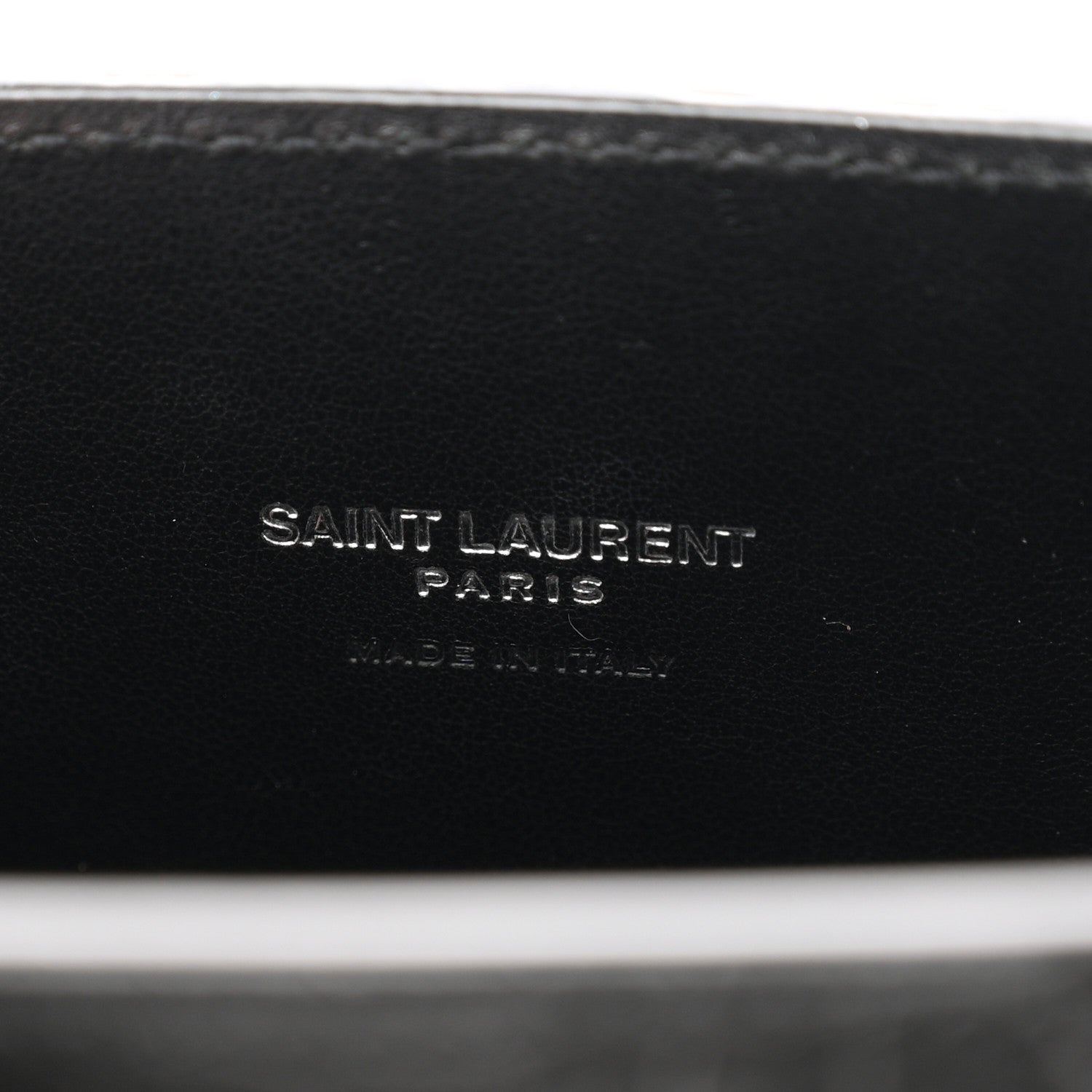 Saint Laurent Calfskin Crocodile Embossed Nano Sac De Jour Black 6 of 10
