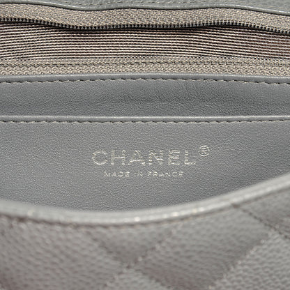 Chanel Caviar Jumbo Single Flap Grey 7 of 7