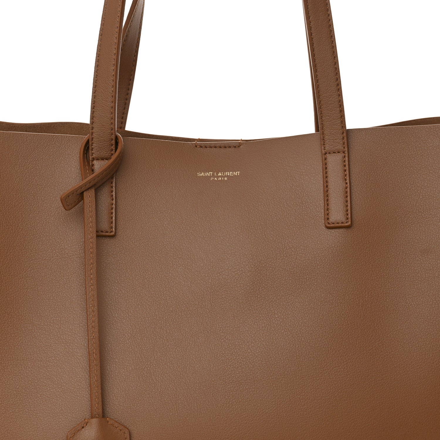 Saint Laurent Calfskin Large Shopping Tote Brick 9 of 12