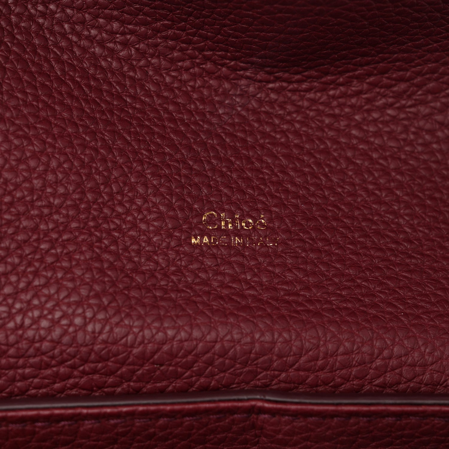 Chloe Grained Calfskin Medium Aby Day Shoulder Bag Red 7 of 12