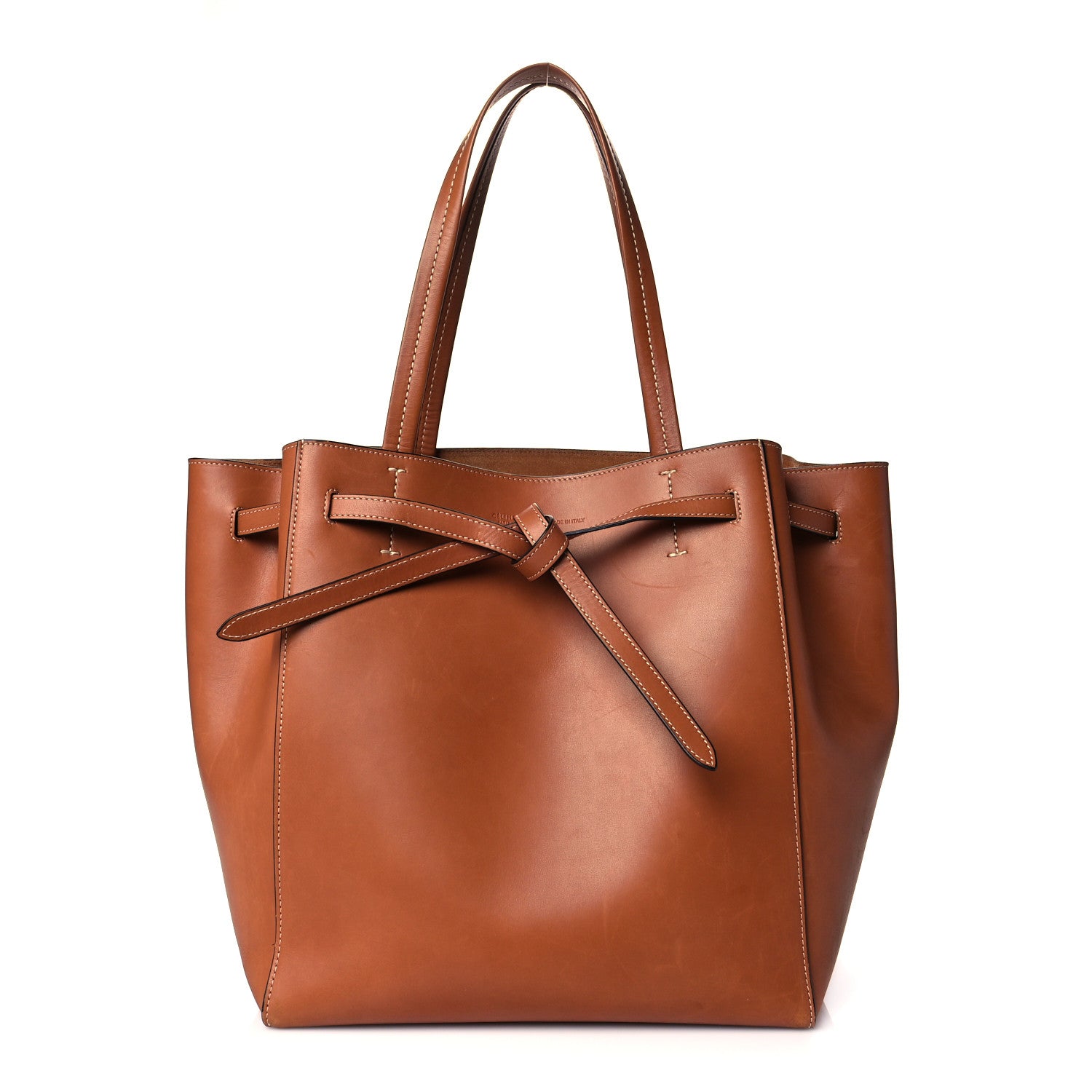Celine Smooth Calfskin Small Cabas Phantom Tan 1 of 9