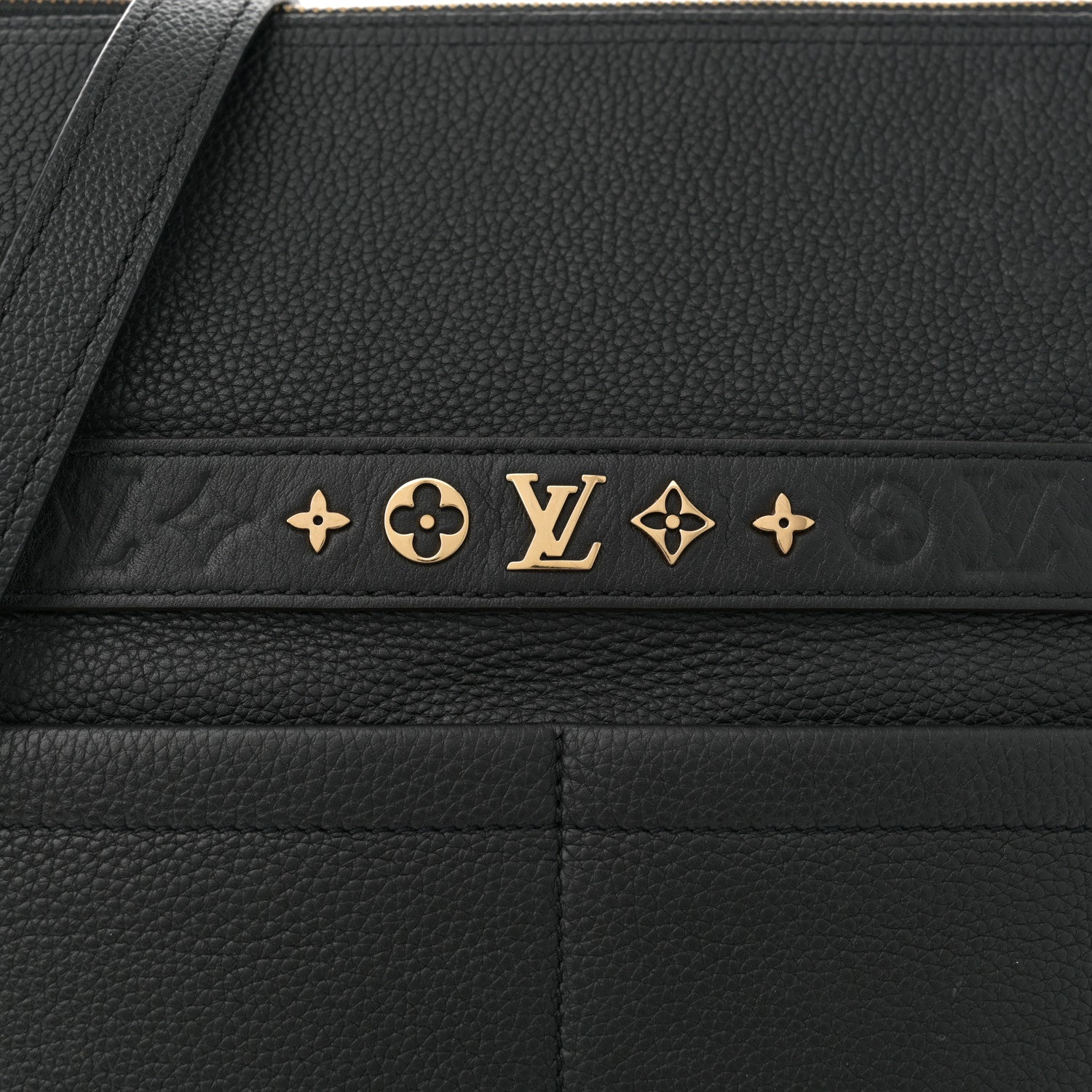 Louis Vuitton Calfskin Cruiser GM Black 8 of 13
