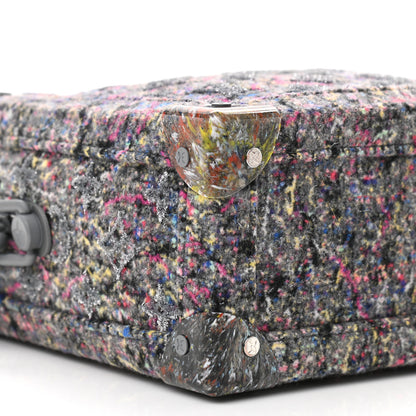 Louis Vuitton Wool Cotton Monogram Jacquard Embroidered LV Felt Soft Trunk Gris 9 of 10