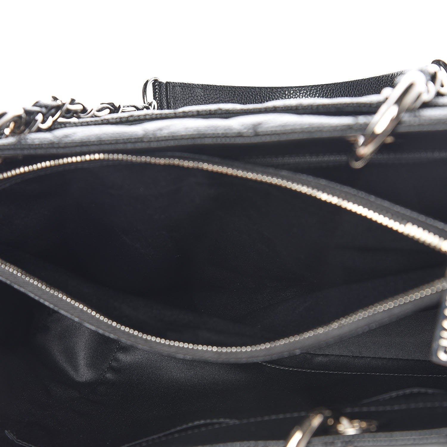 Chanel Caviar Quilted Grand Shopping Tote GST Black 8 of 9