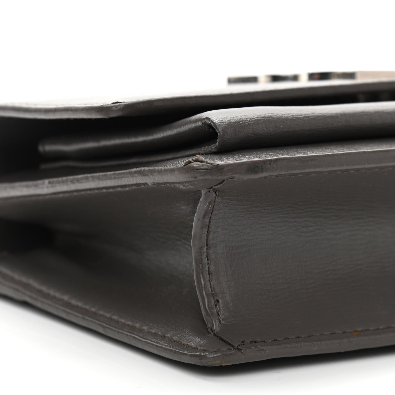 Saint Laurent Calfskin Monogram Sunset Chain Wallet Earth 10 of 17