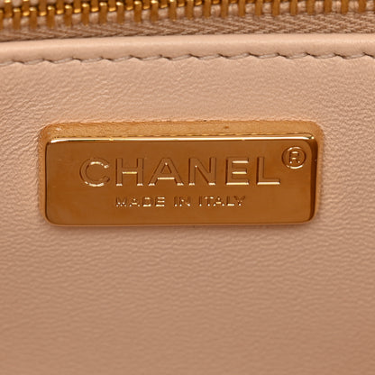 Chanel Sequin Knit Pearl Medium Flap Gold 6 of 10