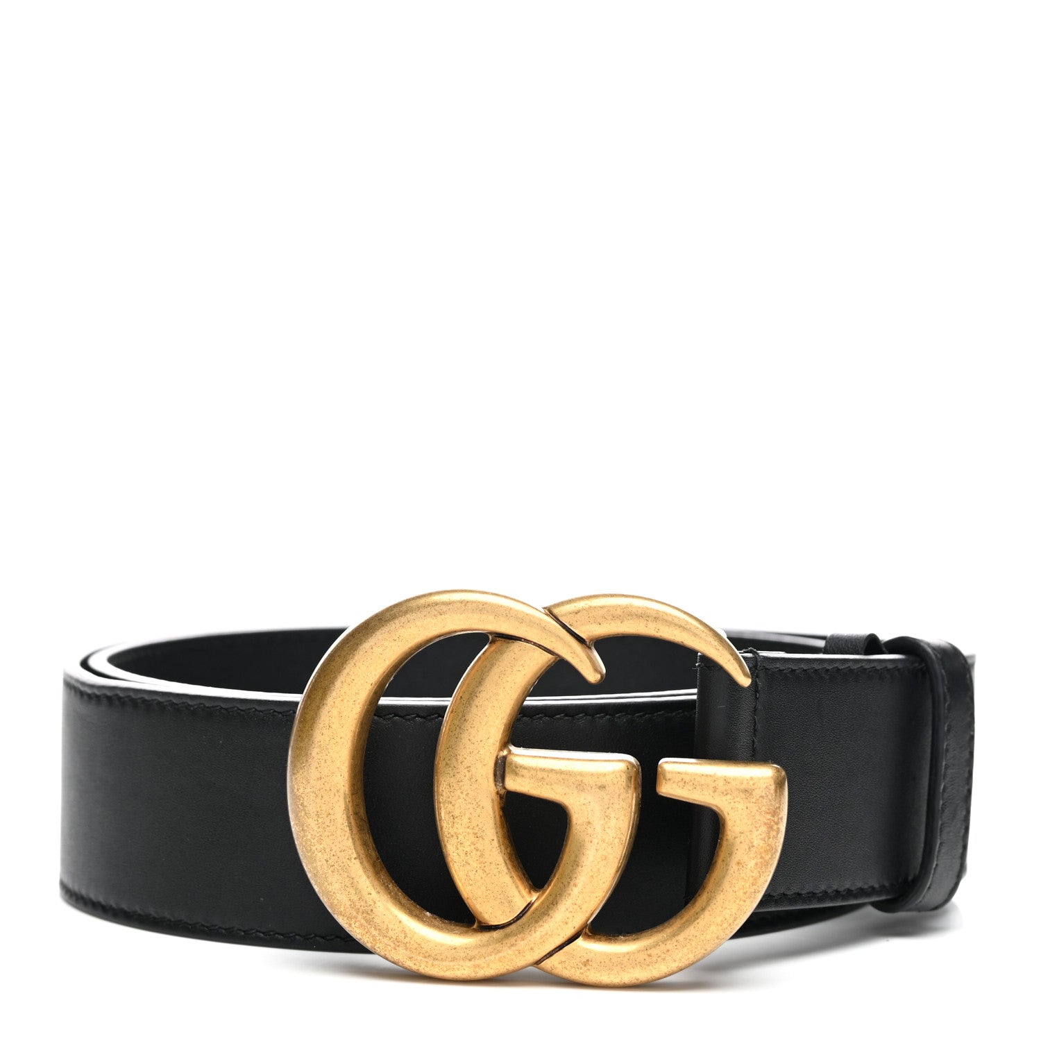 Gucci Calfskin Double G 40mm Belt 85 34 Black 1 of 6