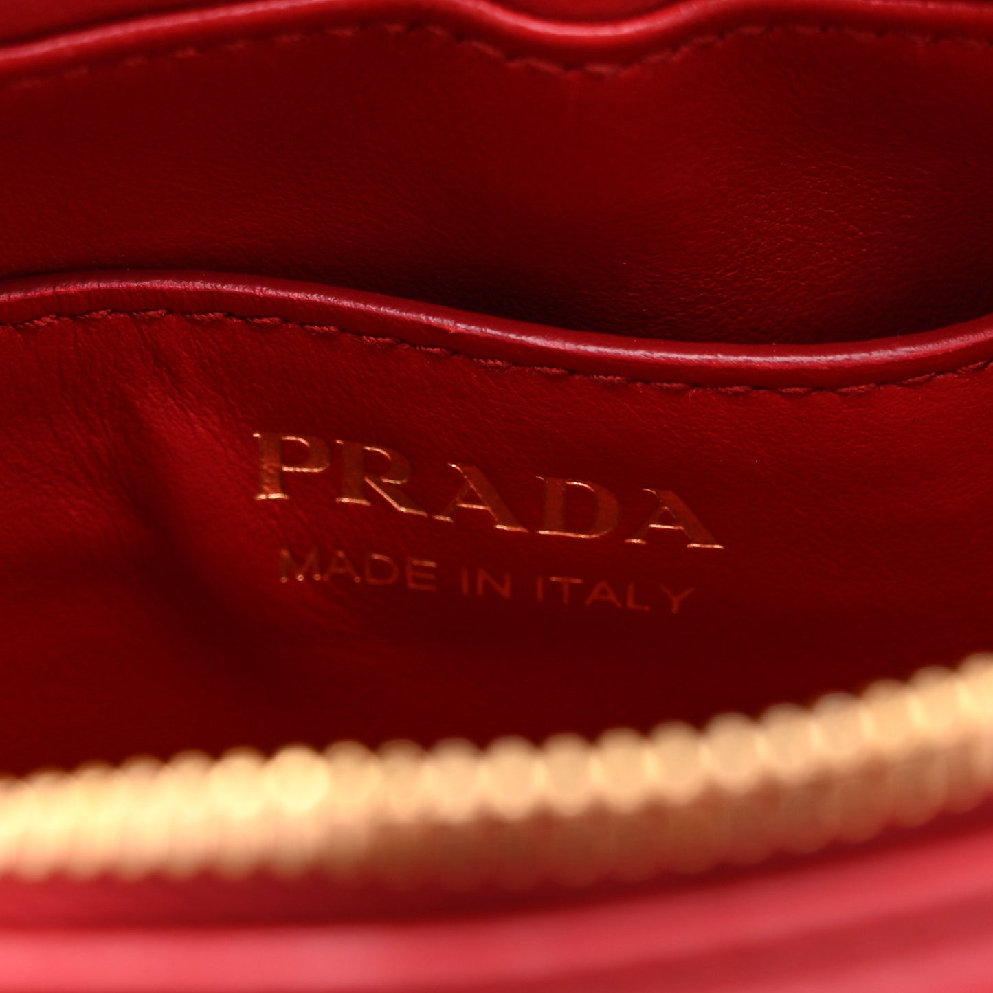 Soft Calfskin Diagramme Camera Bag Rosso