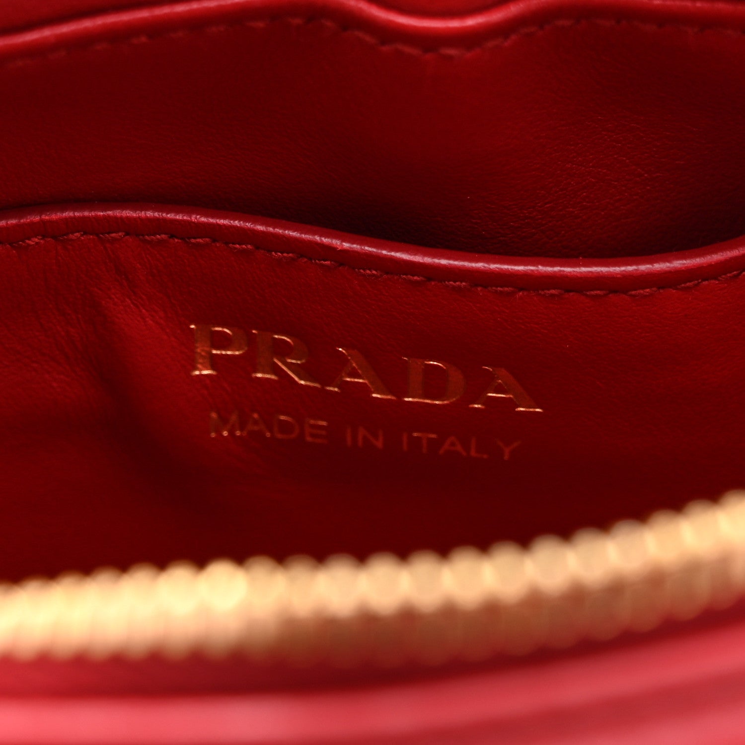 Prada Soft Calfskin Diagramme Camera Bag Rosso 6 of 10