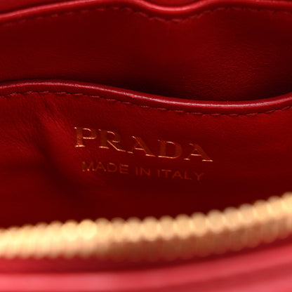 Prada Soft Calfskin Diagramme Camera Bag Rosso 6 of 10
