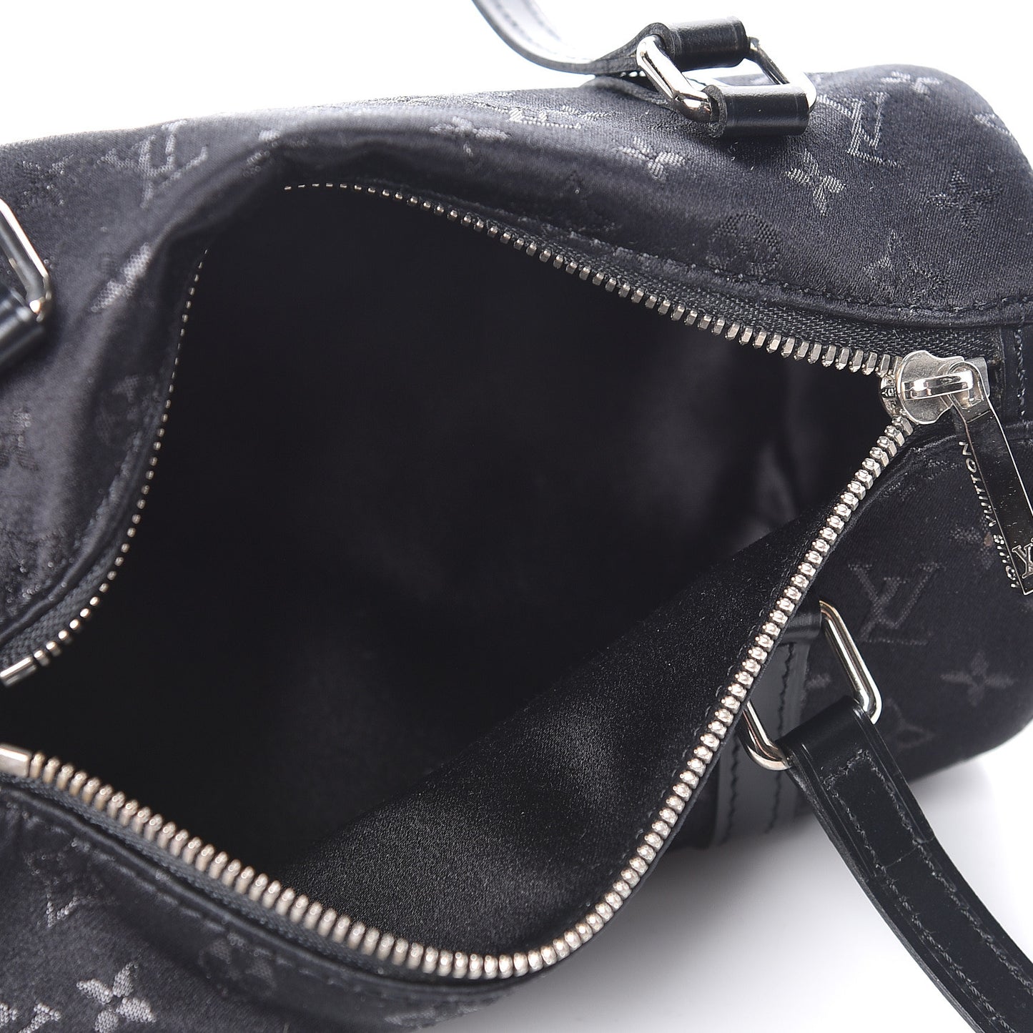 Satin Monogram Mini Papillon Black