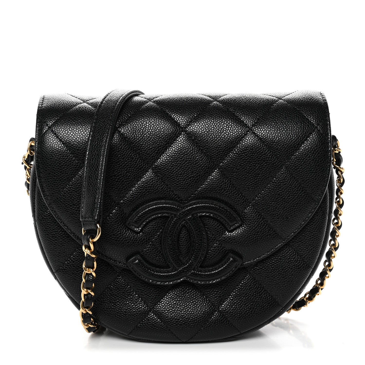 Chanel Caviar Quilted Small Messenger Flap Black 1 of 12