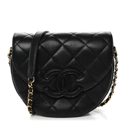 Chanel Caviar Quilted Small Messenger Flap Black 1 of 12
