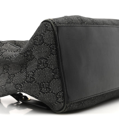 Gucci Monogram GG Signature Shoulder Bag Black 9 of 10