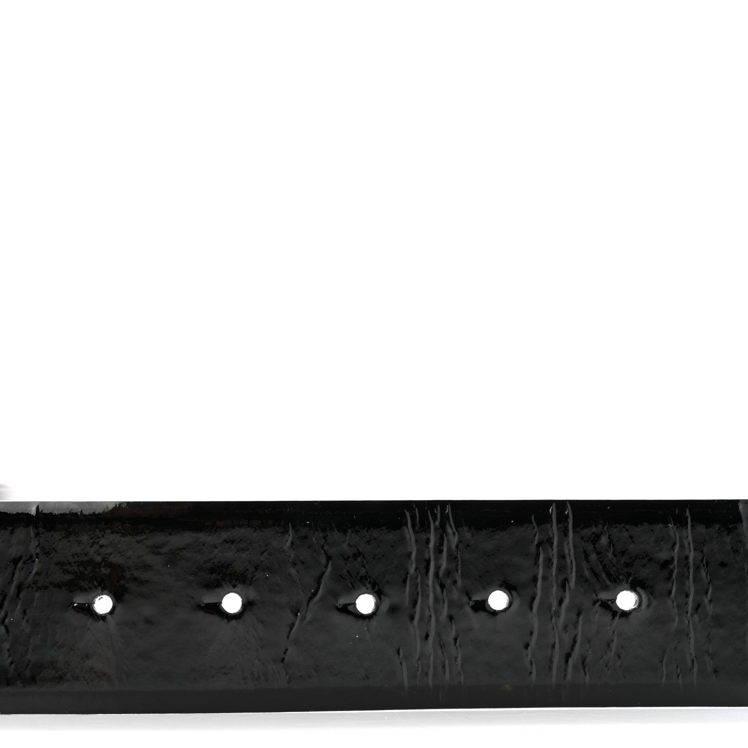 Chanel Patent Calfskin Belt 105 42 Black 3 of 9