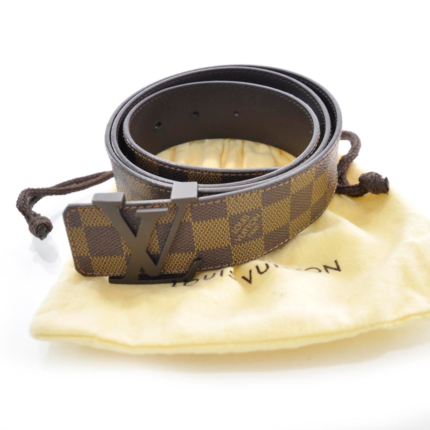 Damier Ebene LV Initiales Belt 100 40