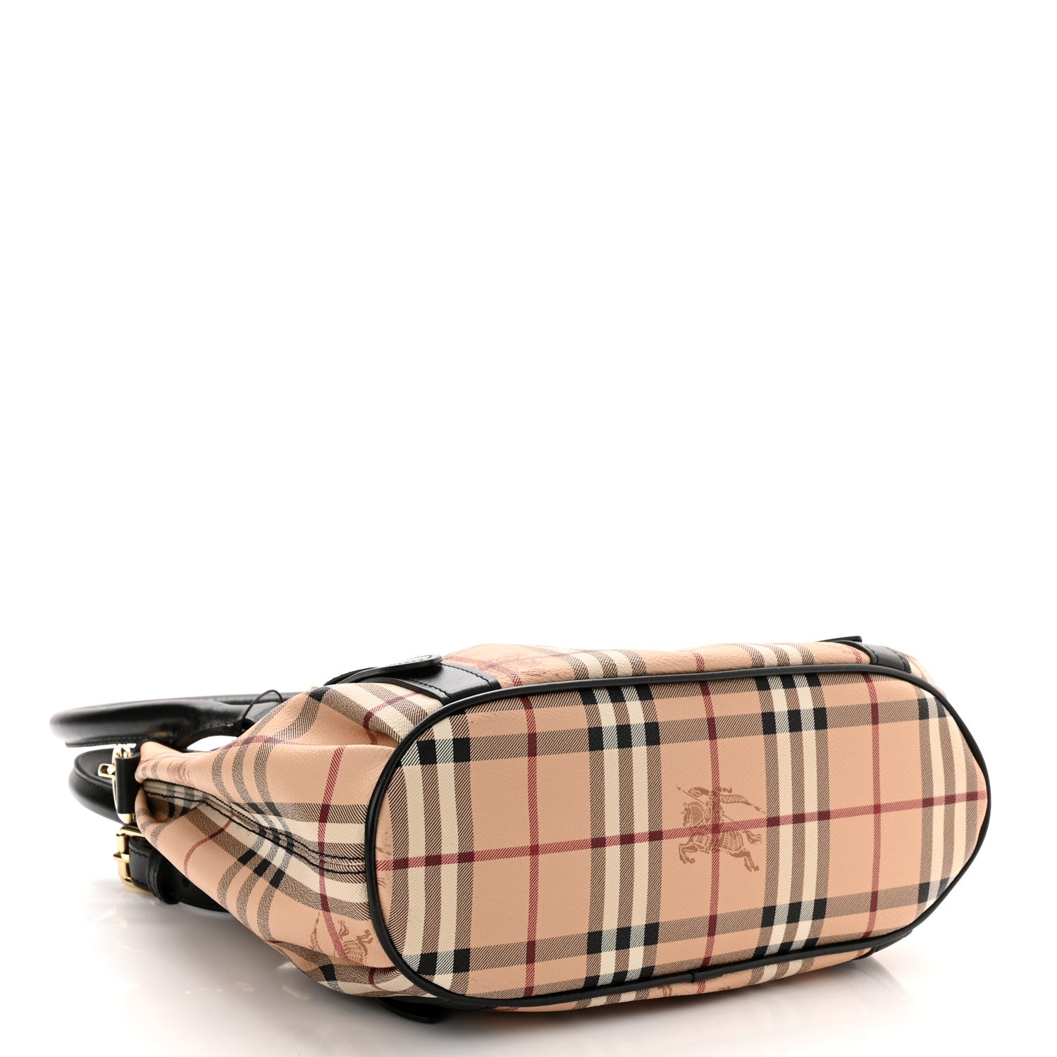 Burberry Haymarket Check Small Northfield Tote Chocolate 4 of 9