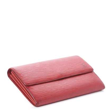 Louis Vuitton Epi Sarah Wallet Castillan Red 4 of 8