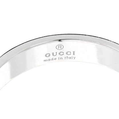 Gucci 18K White Gold 4mm Icon Thin Band Ring 59 8.75 4 of 6