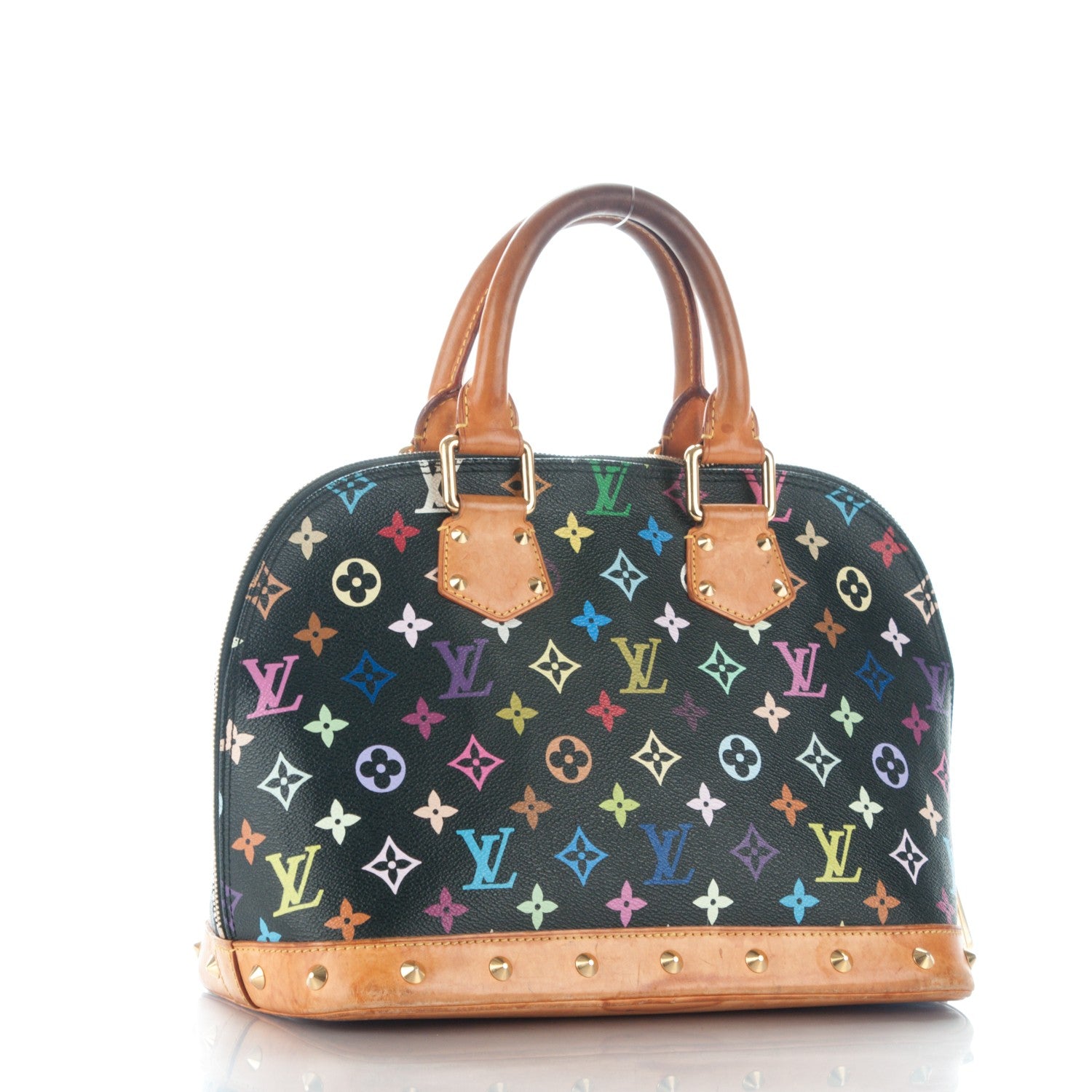 Louis Vuitton Monogram Multicolor Alma Black 3 of 12