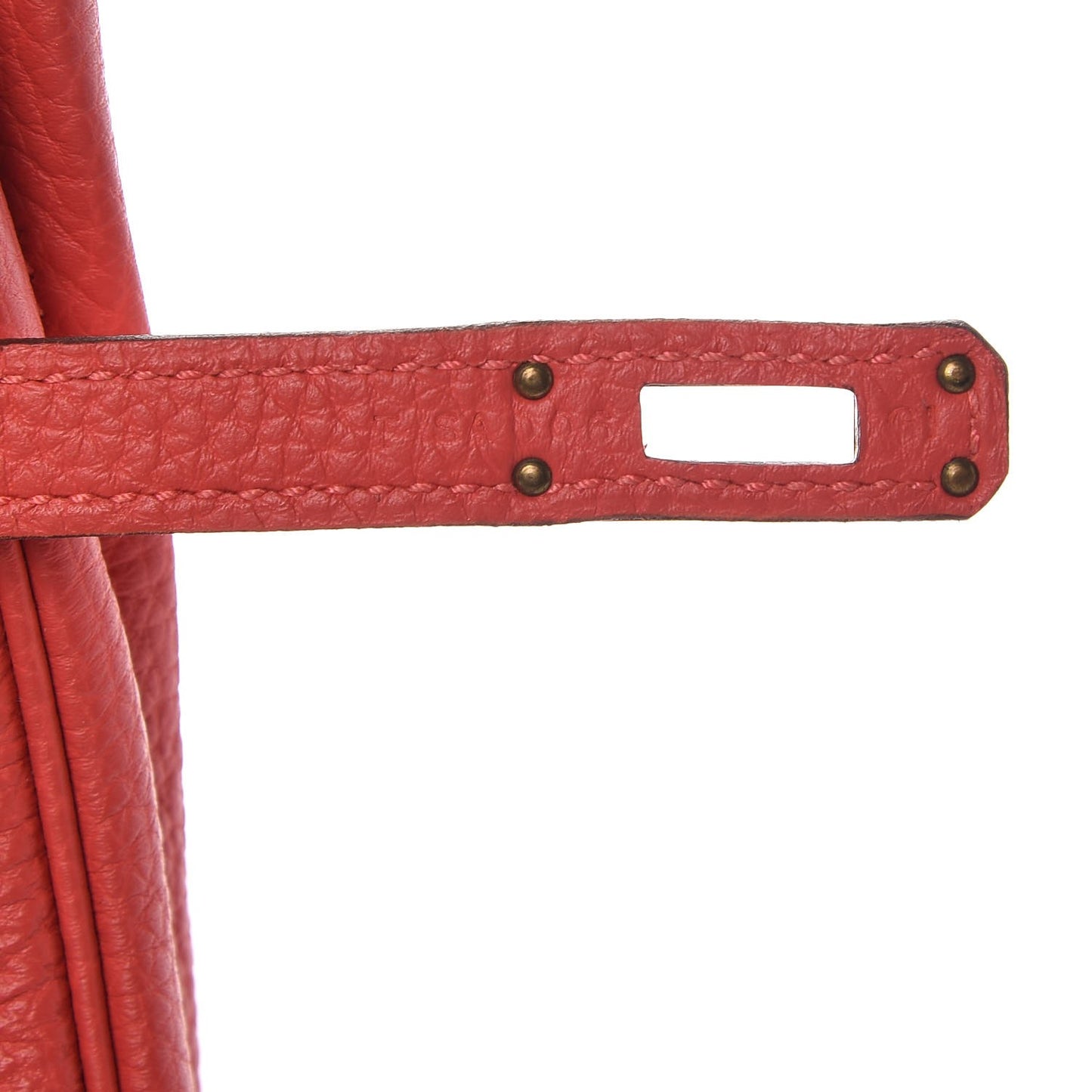 Togo Birkin 25 Rouge Pivoine