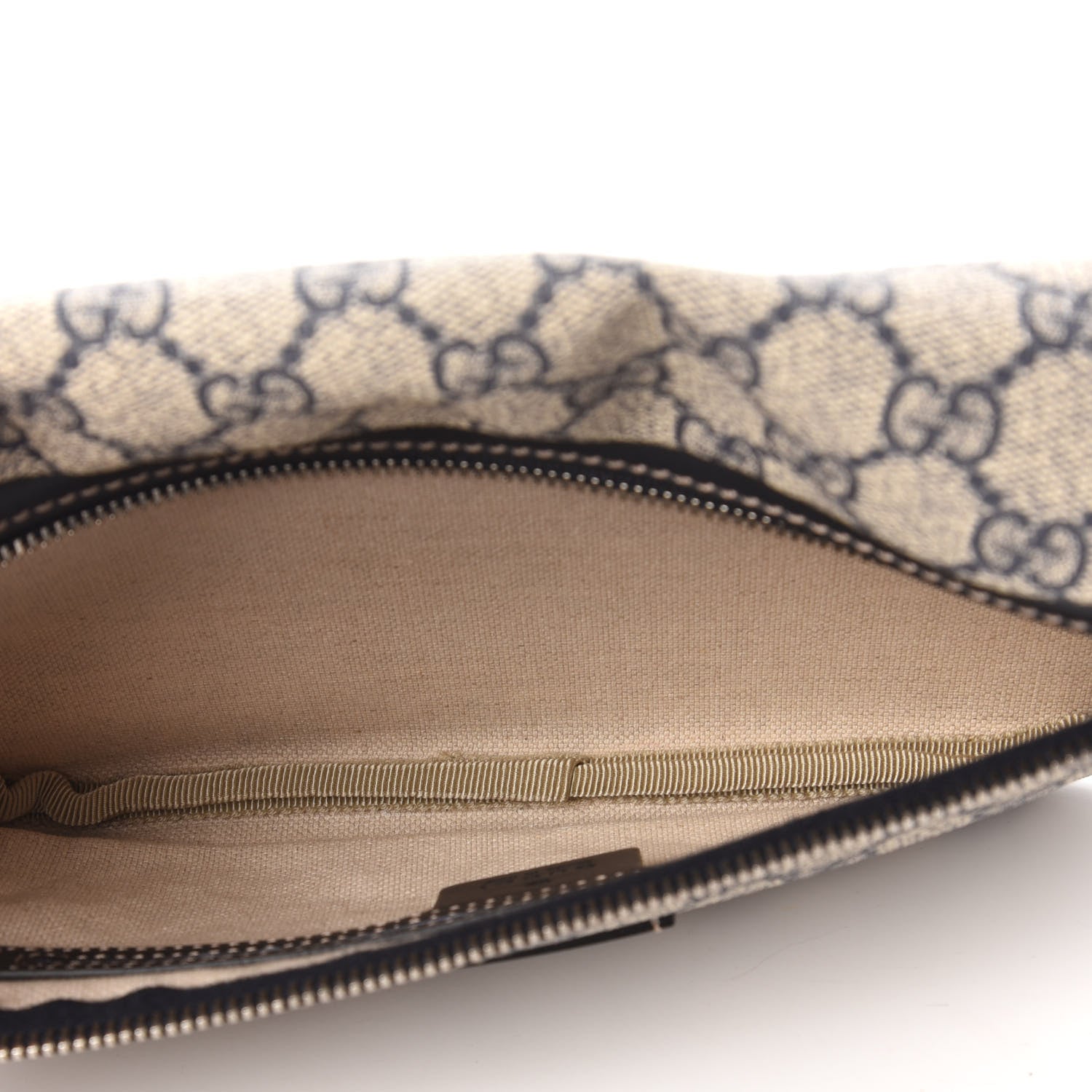 Gucci GG Supreme Monogram Belt Bag Navy 5 of 10