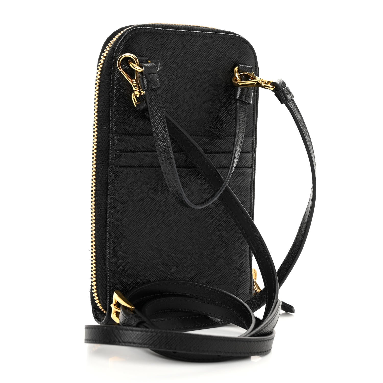 Prada Saffiano Mini Bag Black 3 of 9