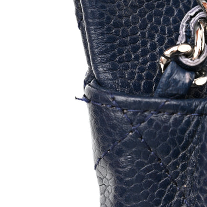 Chanel Caviar Quilted Extra Mini Flap Blue 12 of 12