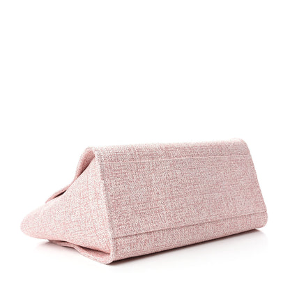 Chanel Lurex Boucle Deauville Medium Tote Pink 4 of 10