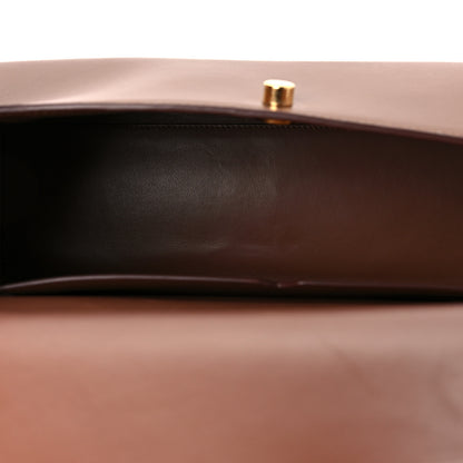 Burberry Calfskin Medium Elizabeth Tote Brown 4 of 7