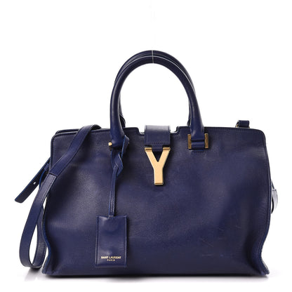 Saint Laurent Calfskin Small Classic Y Cabas Royal Blue 1 of 31