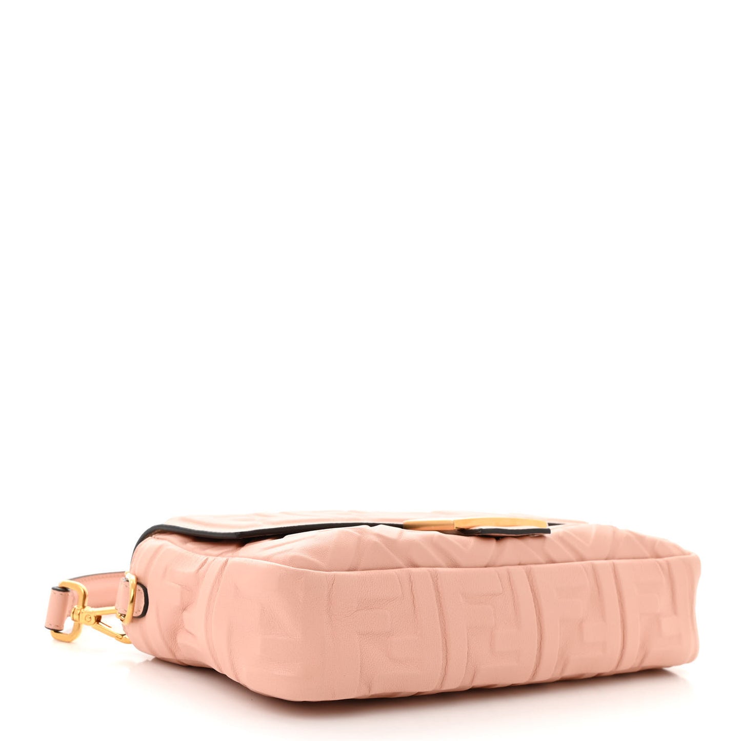 Nappa FF 1974 Embossed Baguette Baby Pink