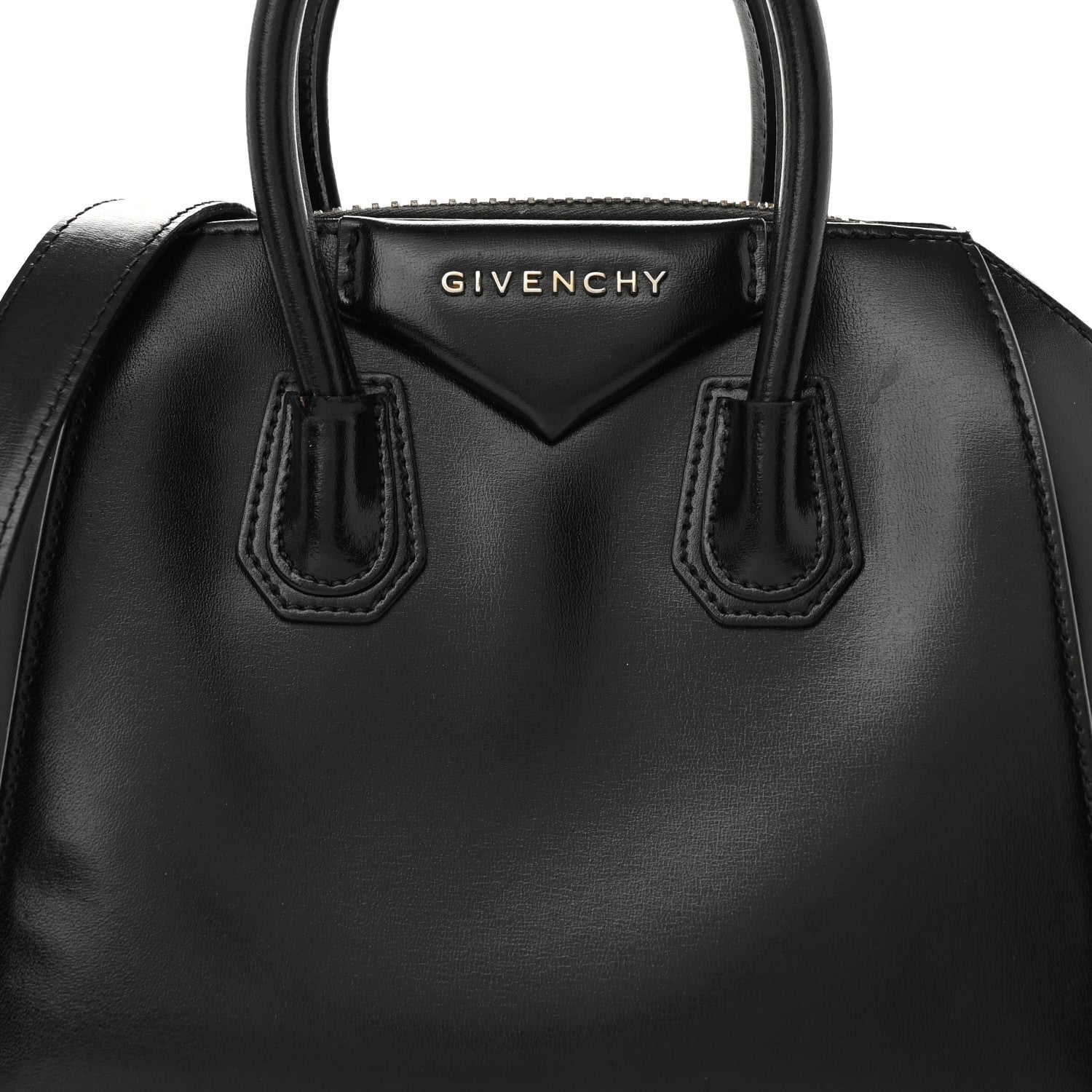 Givenchy Shiny Lord Calfskin Mini Antigona Black 8 of 17