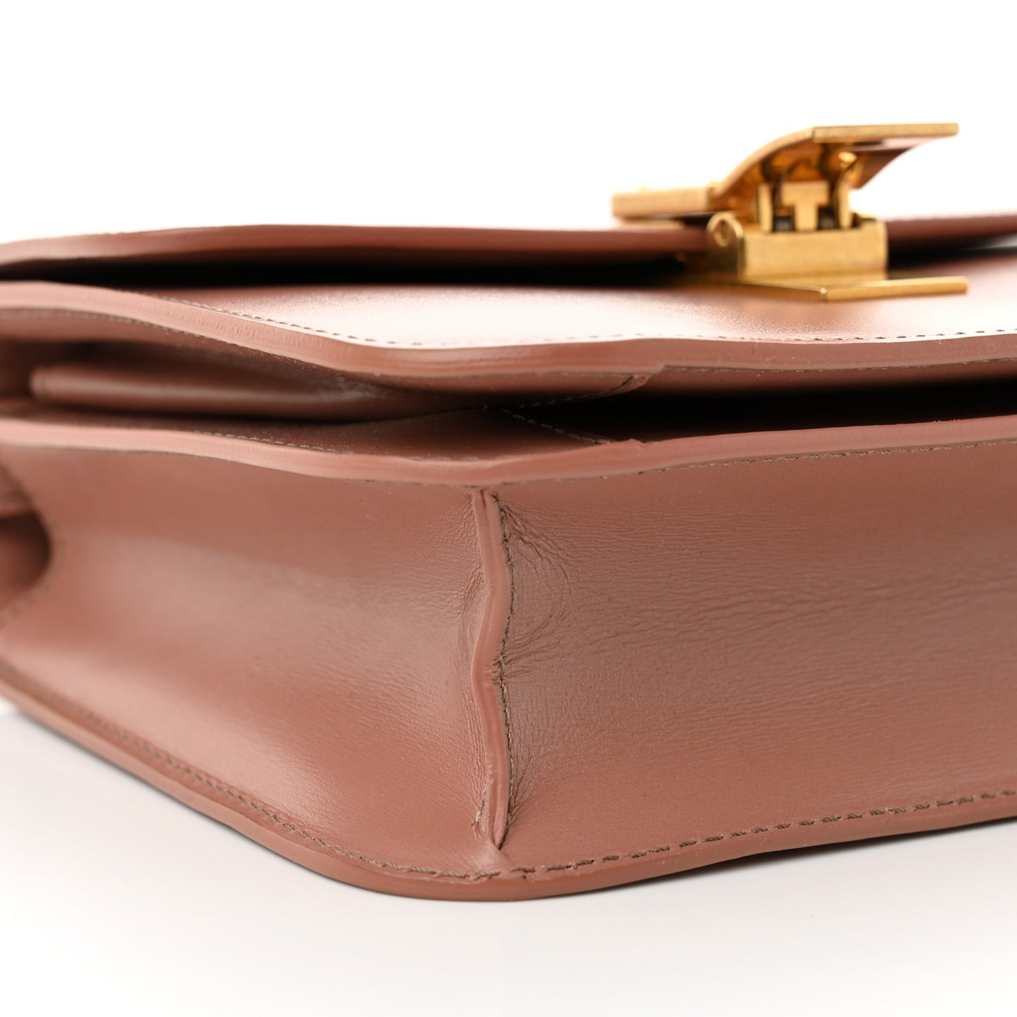 Box Calfskin Teen Classic Box Flap Bag Antique Rose