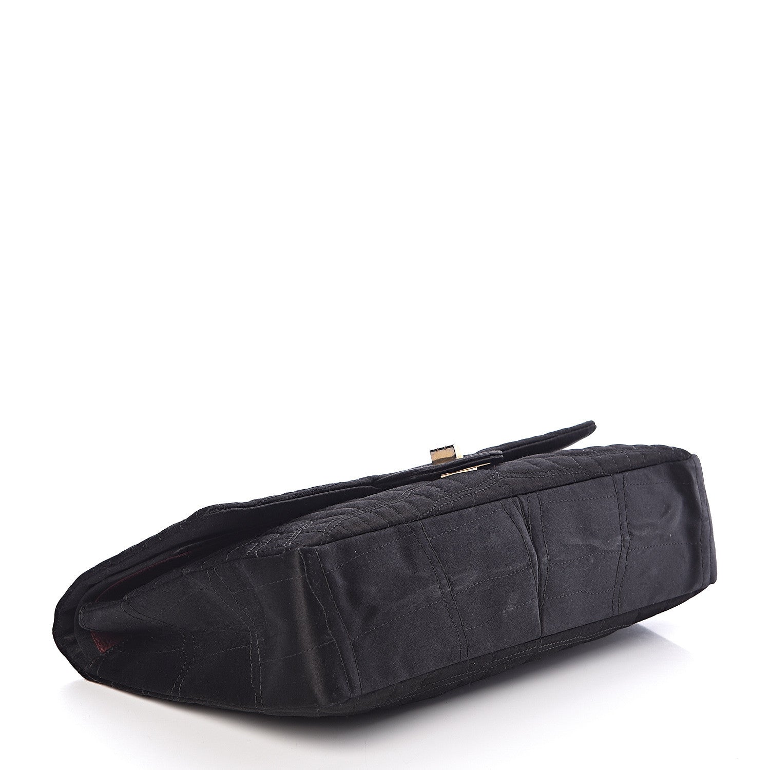 Chanel Satin Coco's Croc 2.55 Reissue 227 Flap Black 4 of 10