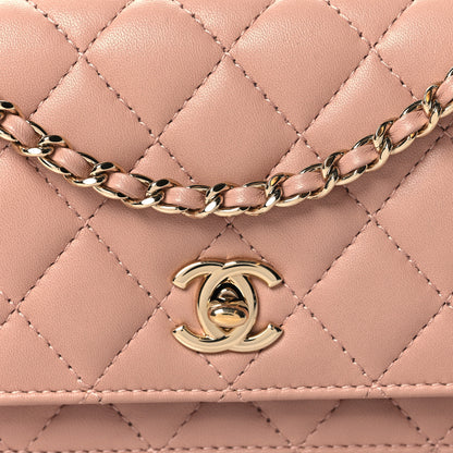 Chanel Lambskin Quilted Fantasy Pearls Evening Flap Pink 9 of 11