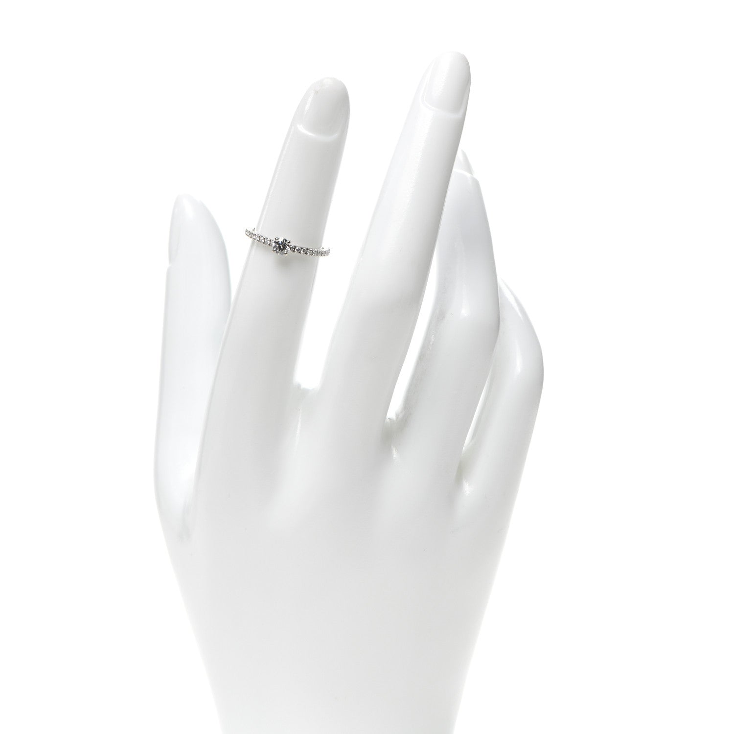 Cartier Platinum Diamond .18ct Etincelle De Cartier Solitaire Engagement Ring 47 4 2 of 4