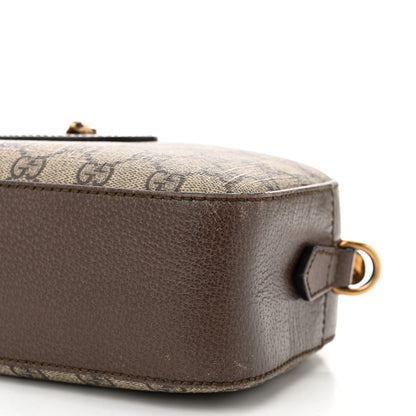 Gucci GG Supreme Monogram Web Neo Vintage Shoulder Bag Beige New Acero Crop 10 of 11