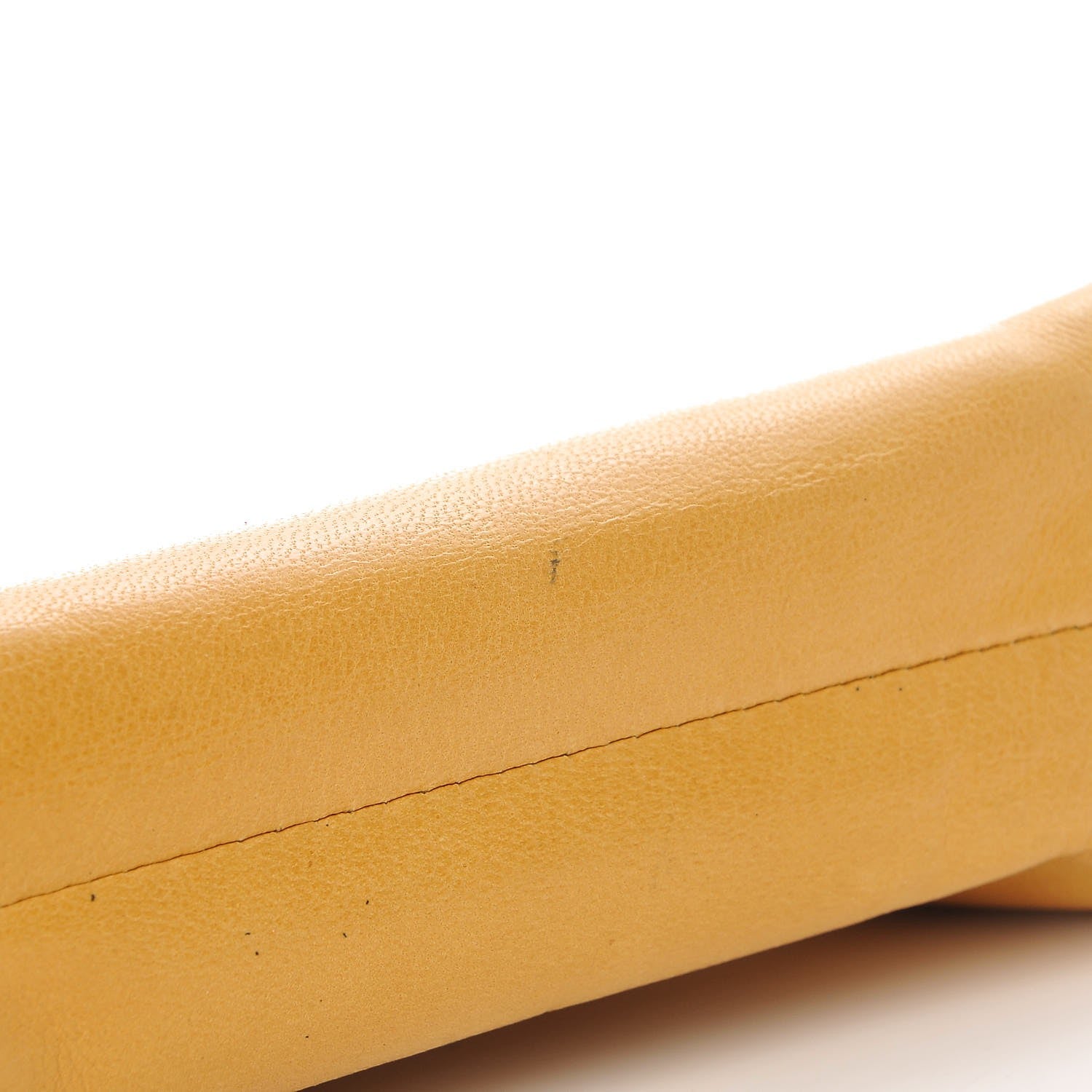 Gucci Lambskin Medium Bamboo Cosmetic Case Yellow 13 of 13