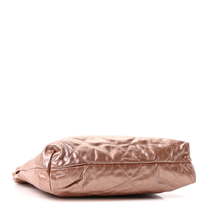Chanel Metallic Calfskin Quilted Small Chanel 22 Pink 5 of 11
